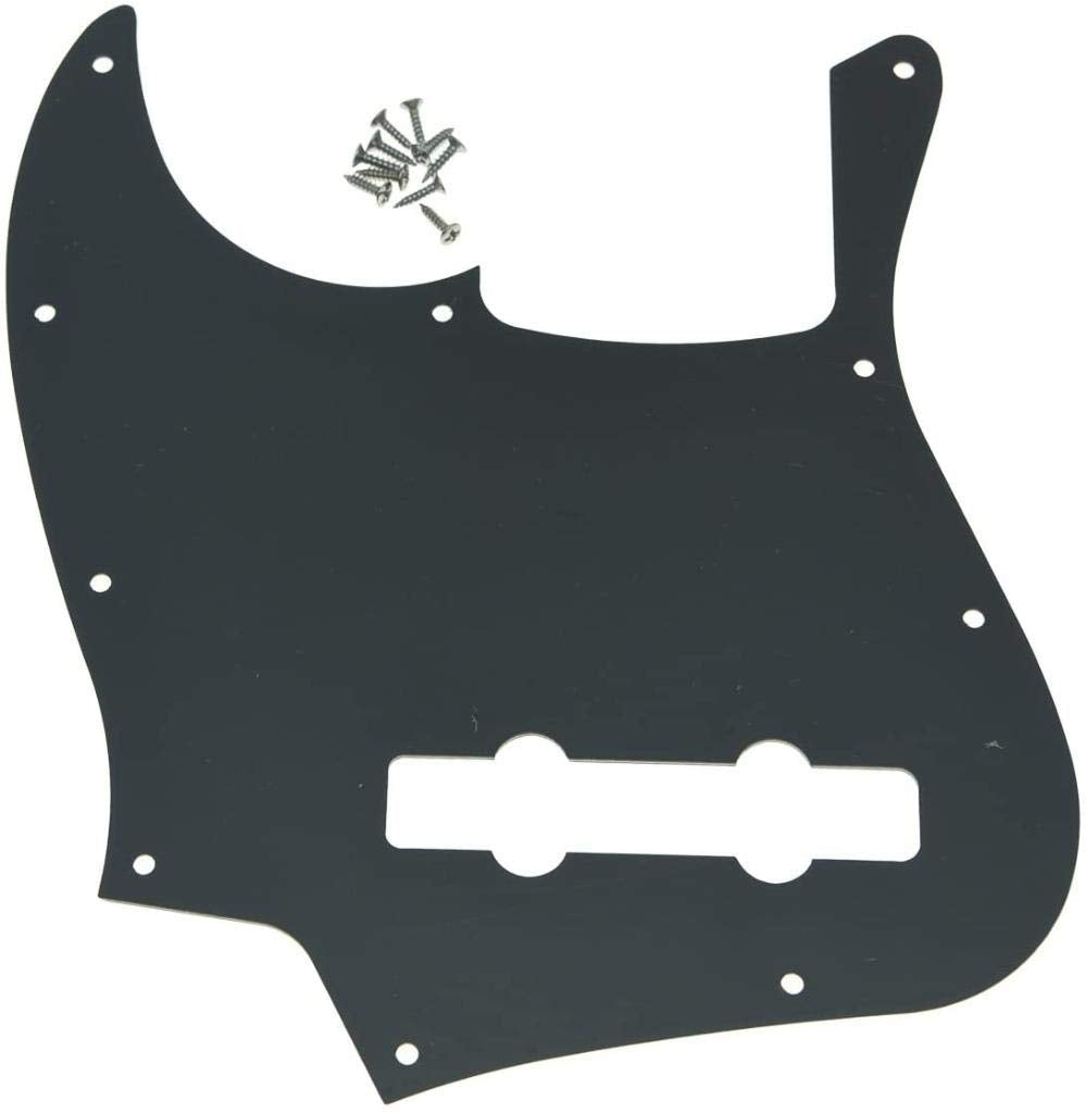 Dopro 5 String Jazz Bass Pick Guard J Bass Scratch Plate for USA/Mexican FD 5 String Jazz Bass Abalone Pearl